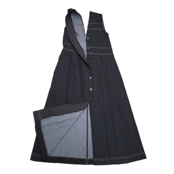 ZARA Striped Button Closure Midi Dress - Picture 8 of 15